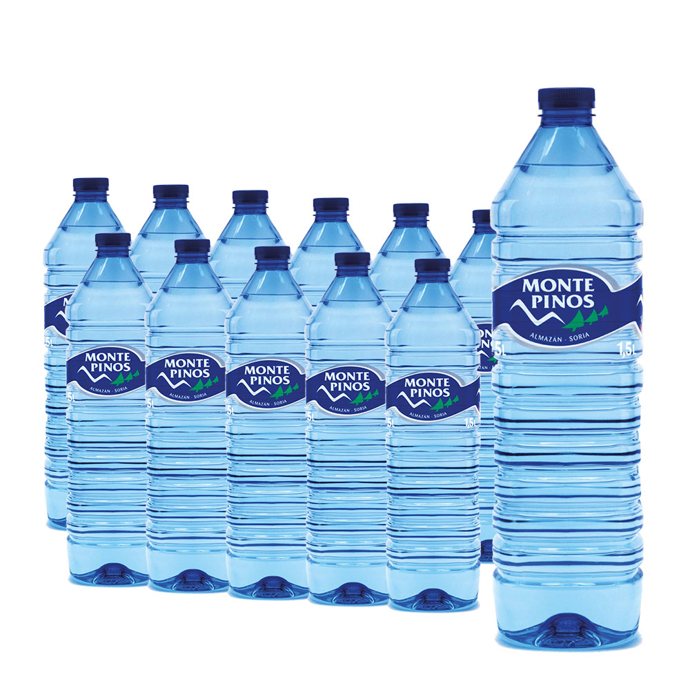 MONTEPINOS Pack de 12 botellas de mineral 1,5 litr | Zadisa